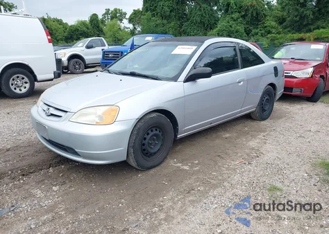 2002 Honda Civic Lx from USA, damaged, VIN 1HGEM21562L099412